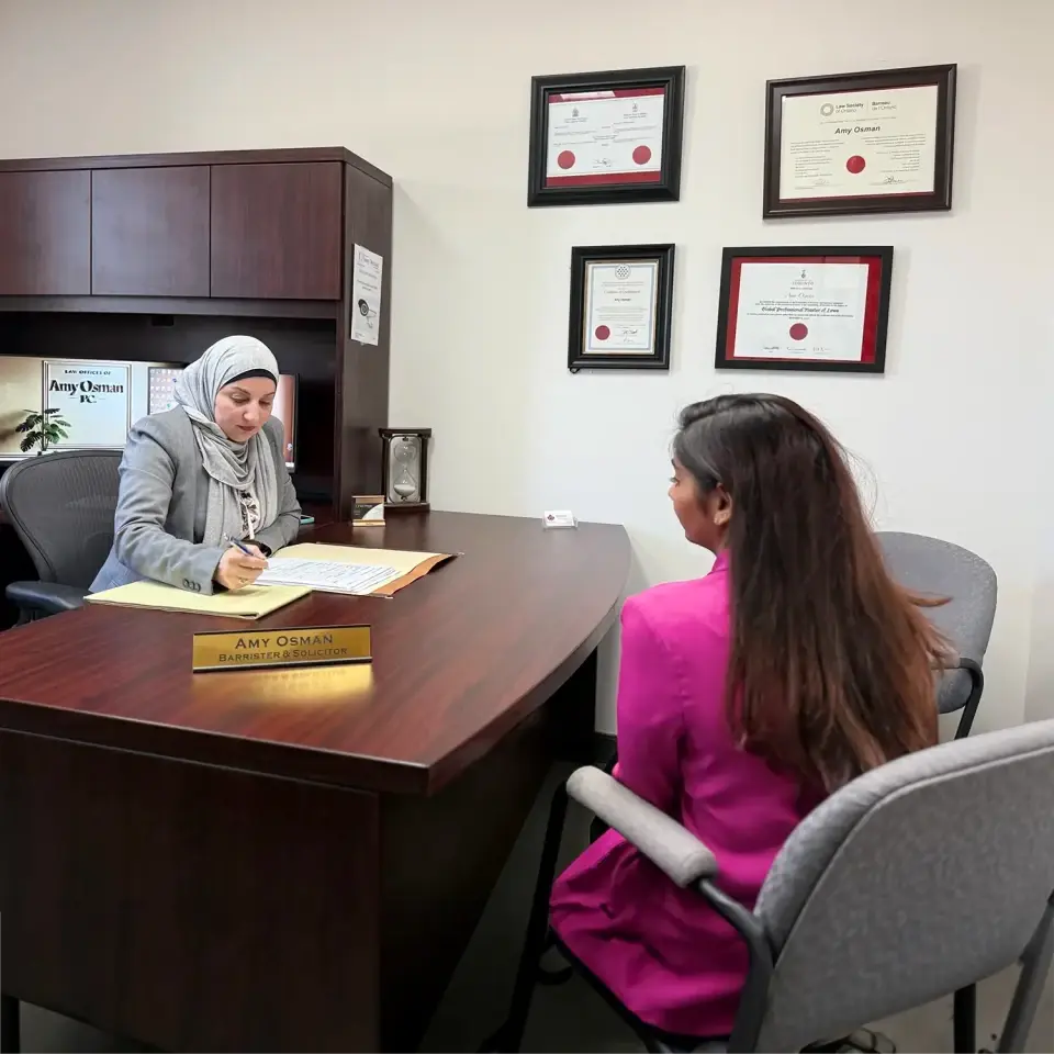 Amy Osman Desk immigration laws windsor